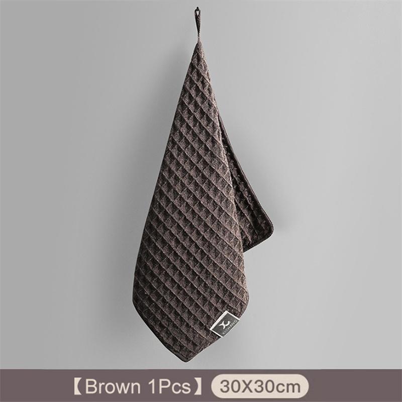 JUSTINLAU Coffee Bar Towels Absorbent Clean Towel Super Microfiber Clean Cloth with Hanging Rope Home Caffee Machine Clean Tools