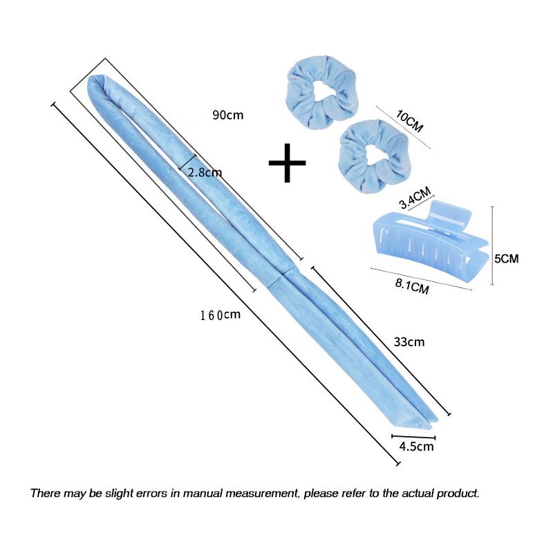 4-piece Curling Tool Set Hair Stick No Heat Hair Curler Lazy Hair Rollers Sleeping Curling Styling Tools