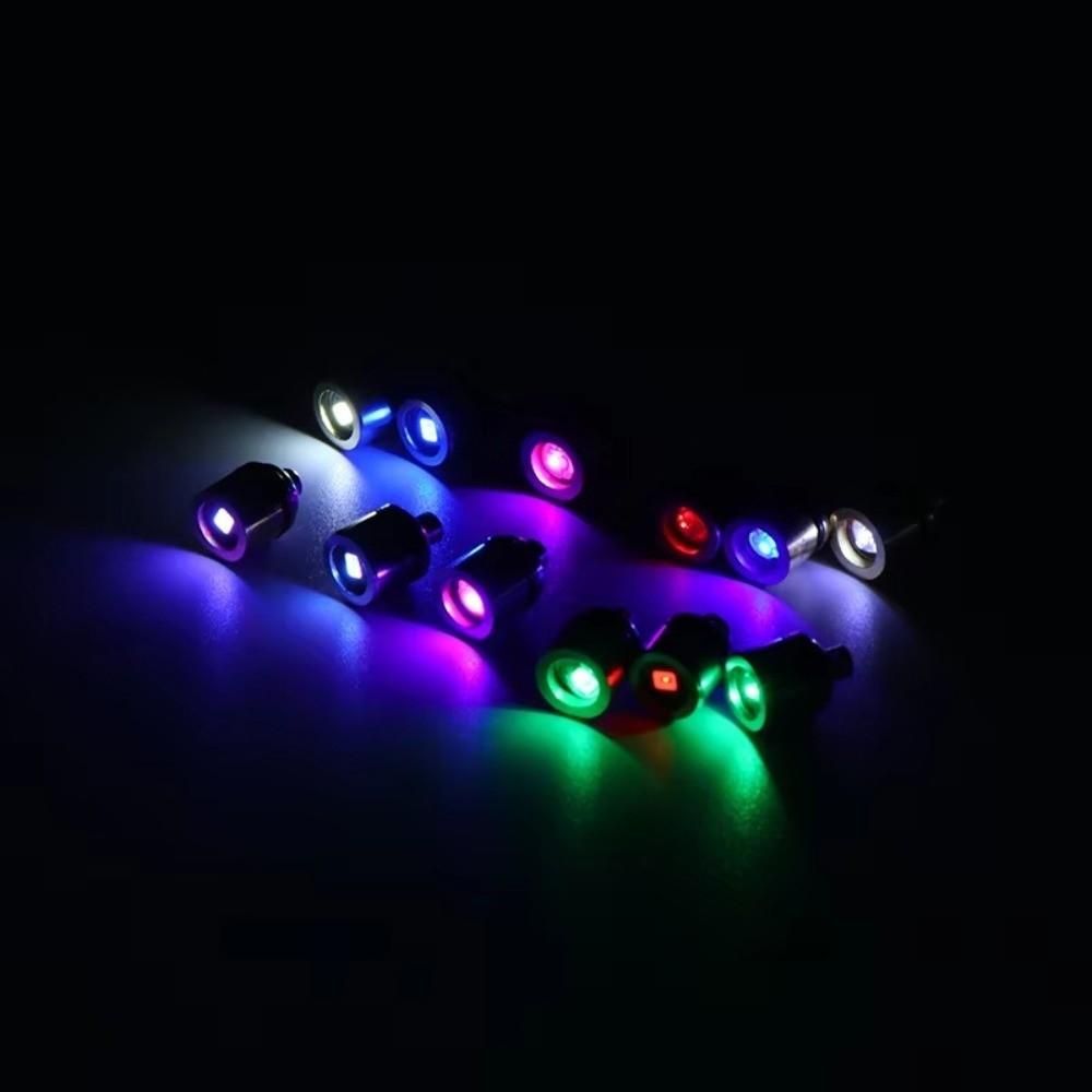 Mini Mini LED Light Keychain Colorful Flashlight Keychain Lamp Electronic Light Keyring Gift Idea