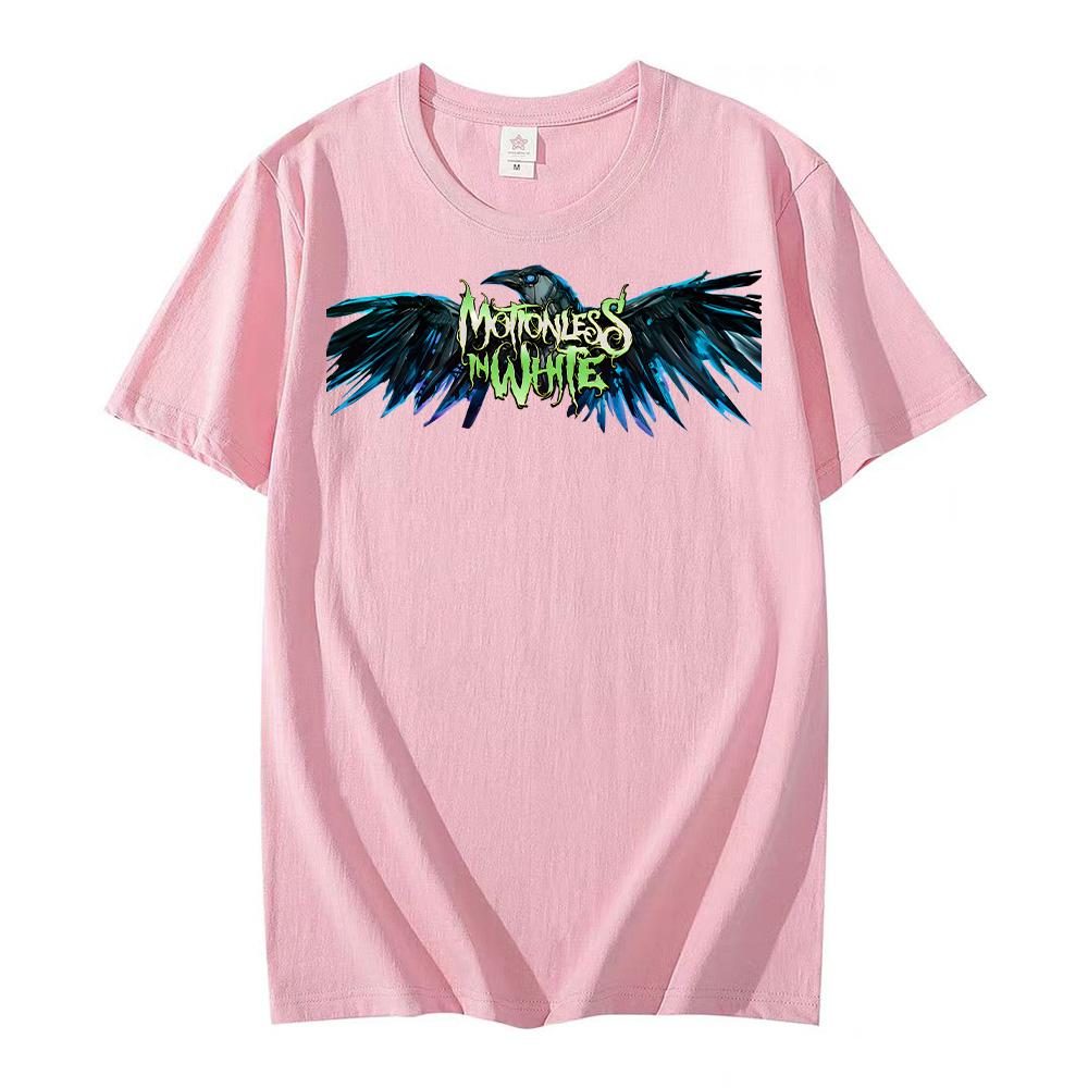 Motionless In White Tour 2025 T Shirts New Fashion Women/Men's Print Clothing Summer Cotton Short Sleeve Crewneck Tee-shirt Tops
