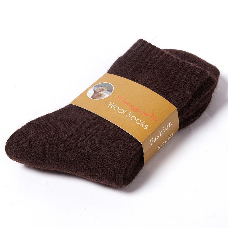 Thickened Wool Mid-Calf Socks: Warm Autumn/Winter Casual Unisex Style