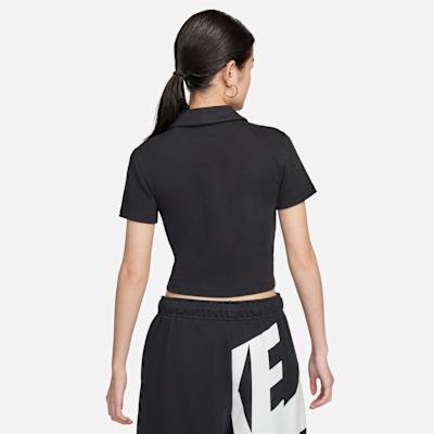Nike Sportswear Essentials Polo Shirt Women's Black