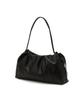 Athe Vanessabruno [Mousse] Black Leather Drawstring Shoulder Bag M Aaba6E540Bk