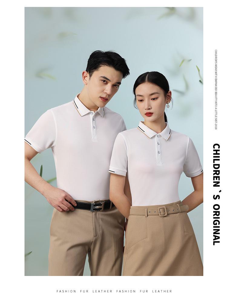 Custom Men's Breathable Short Sleeve Polo Shirt with Logo Printing