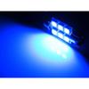 (2) Blue 6-SMD LED Bulbs For Car Interior Dome Lights, 1.50" 36mm 6411 DE3425