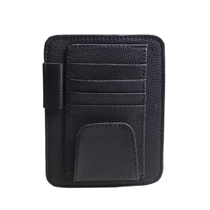 

Car sun visor storage bag car glasses clip car interior supplies 12.5*15CM car business card holder bill holder