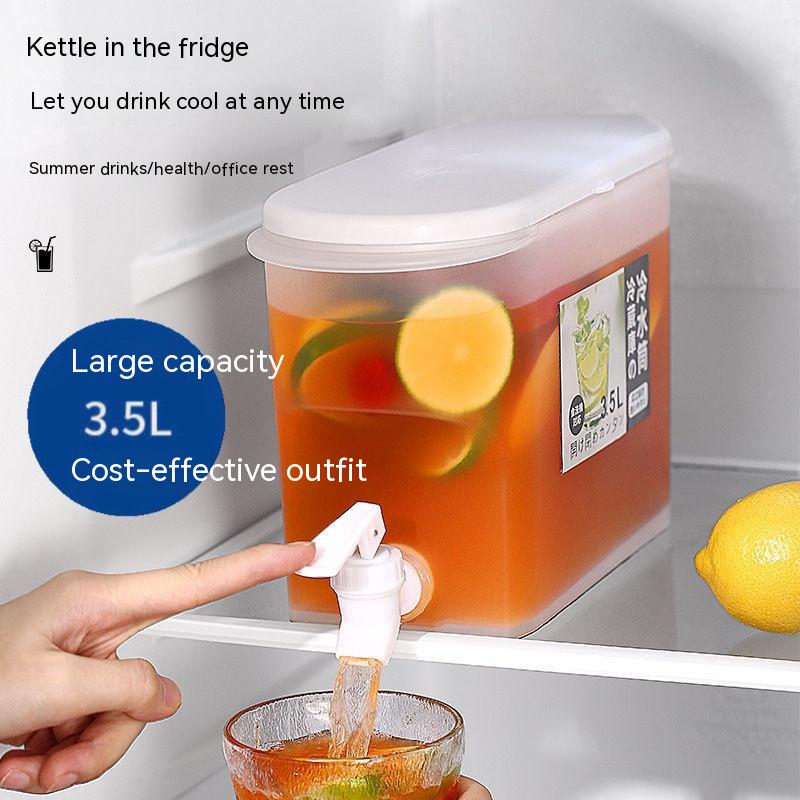 

Пищевой холодный чайник, устойчивый к высоким температурам, с краном, летняя бытовая бочка для холодных напитков, бутылка лимонада, холодный чайник, ведро, кувшин для вина