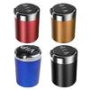 Auto Smokeless Ash Tray with Car Travel LED Blue Light Simple Car Accessories