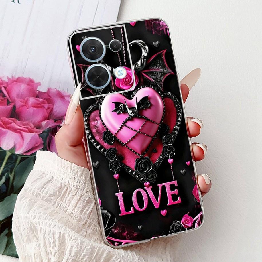 For OPPO Reno 8 Case CPH2359 Cover Cute Cartoon Cat Carp Lion Soft Silicone Shockproof Bumper For OPPO Reno8 Pro 5G CPH2357 Capa