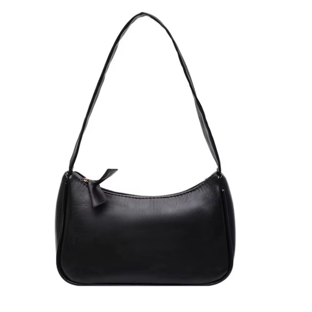 Underarm Style Retro Forearm Bag Minimalist Design PU Leather Bag Single Shoulder Bag  Female Use