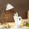 Figura de Mano OK Impresa en 3D Escultura Estatua con Forma de Gesto OK Moderno Adorno Decorativo para Hogar Oficina Sala de Estar