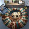 Cartoon Print Round Area Rug,Carpet Rug for Living Room Bedroom Sofa Playroom Decor,Non-slip Floor Mat