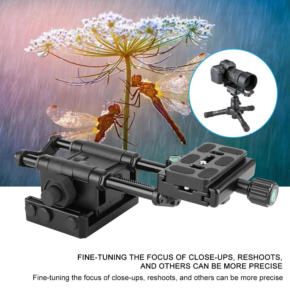 Kingjoy VM 10 Macro Camera Slider DSLR Adjusting Rail Focusing Head Adadpter Holder