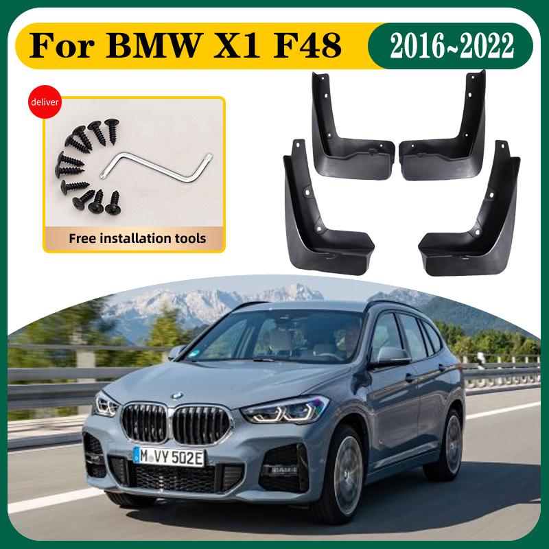 Car Mud Flaps For BMW X1 F48 Accessories 2016 2017 2018 Mudguards Splash Guard Front Rear Fender Accessories