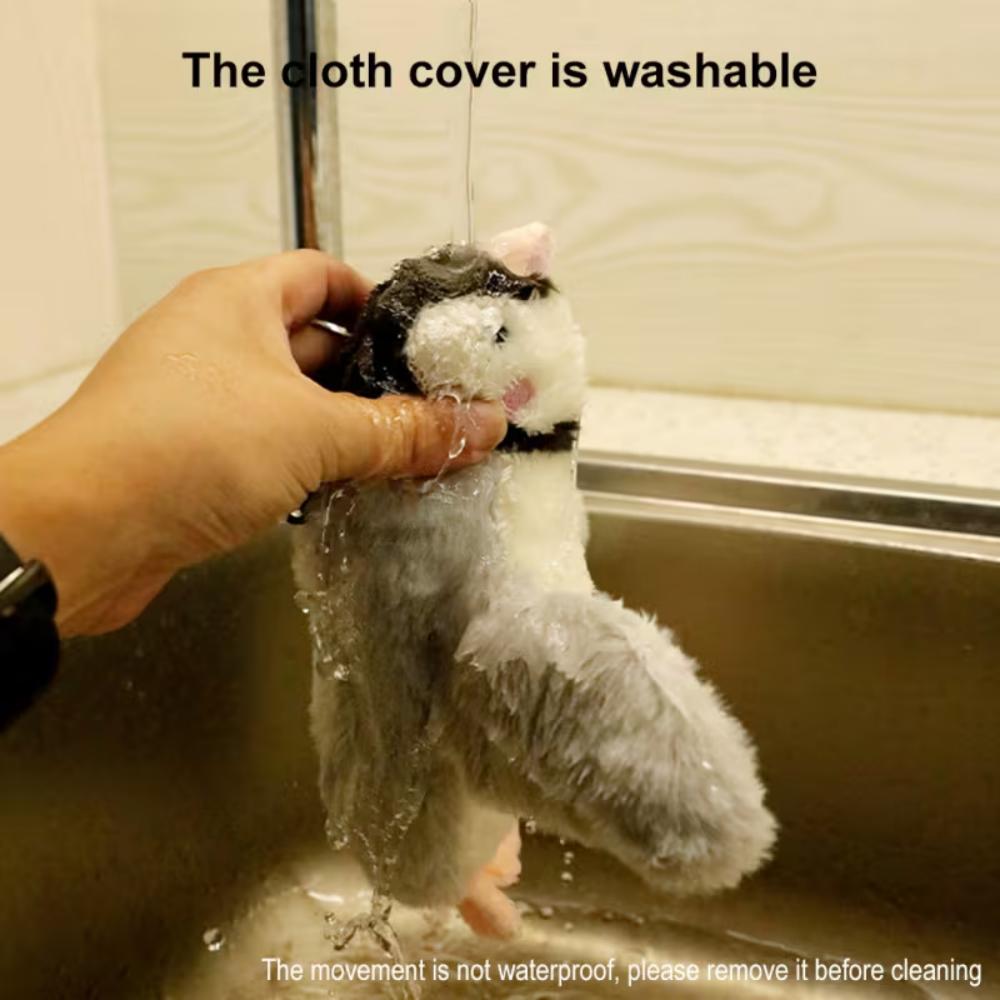 Jouets de charge et tactiles amovibles, interaction en vol avec battement d'ailes automatique, jouets simulés d'oiseau moineau pour chat