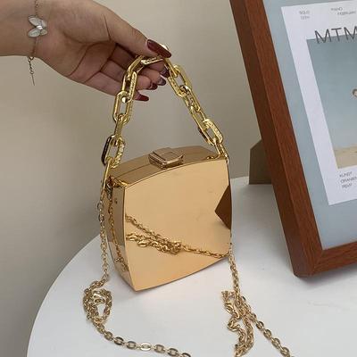 Borse piccole a scatola per le donne Nuove borse a catena alla moda e borsette Borsa a tracolla quadrata con specchio Donna Borse a tracolla di alta qualità