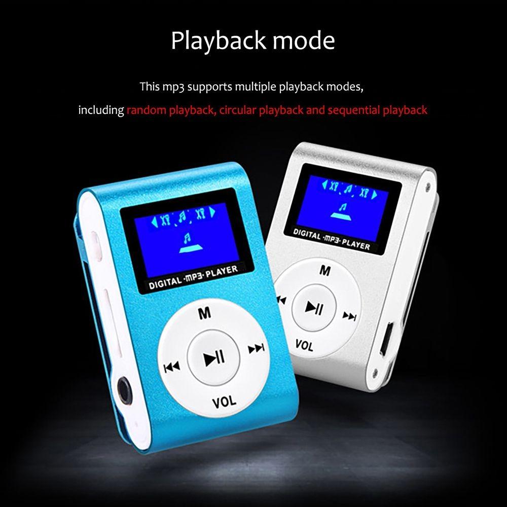 with LCD Screen USB MP3 Music Players Lossless Sound Student Walkman Portable Mini MP3 Player  Gift