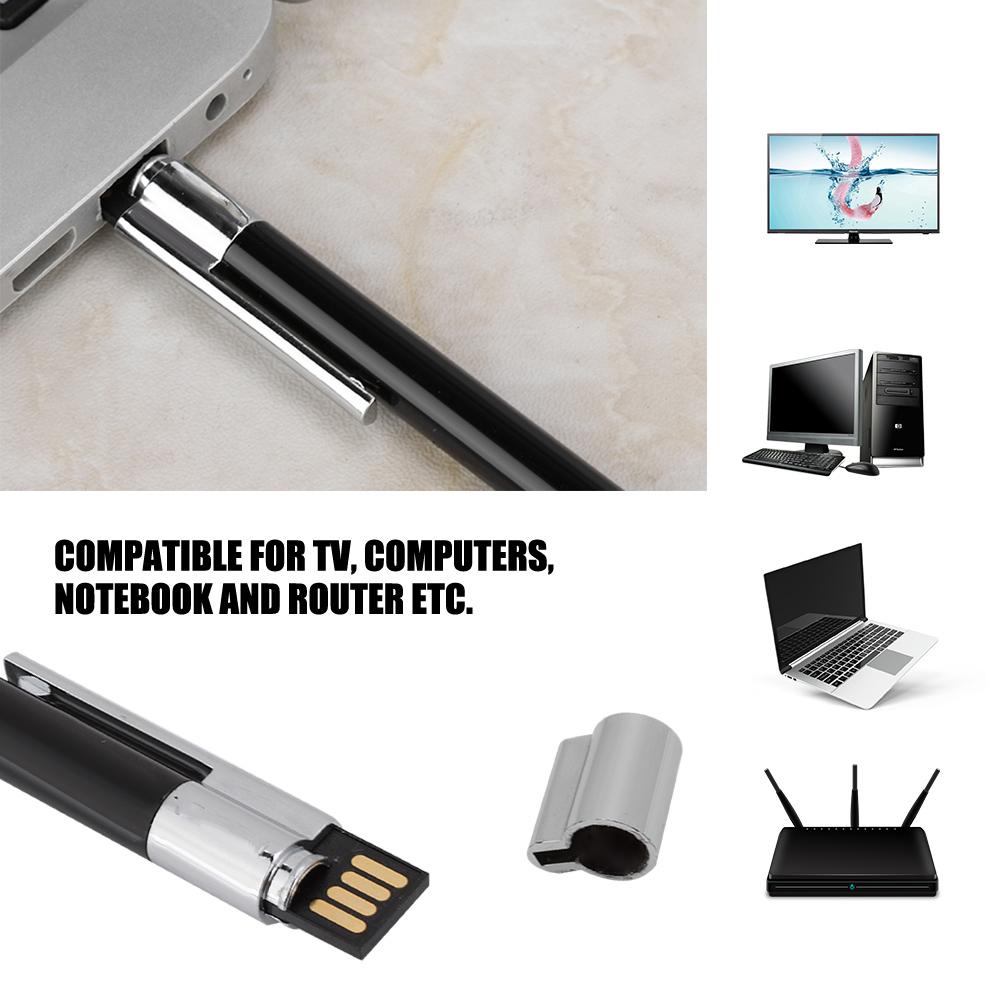 Ultra Fine 2 In 1 U Disk+Ball Pen USB2.0 Flash Dirve Pen(Black 32G)