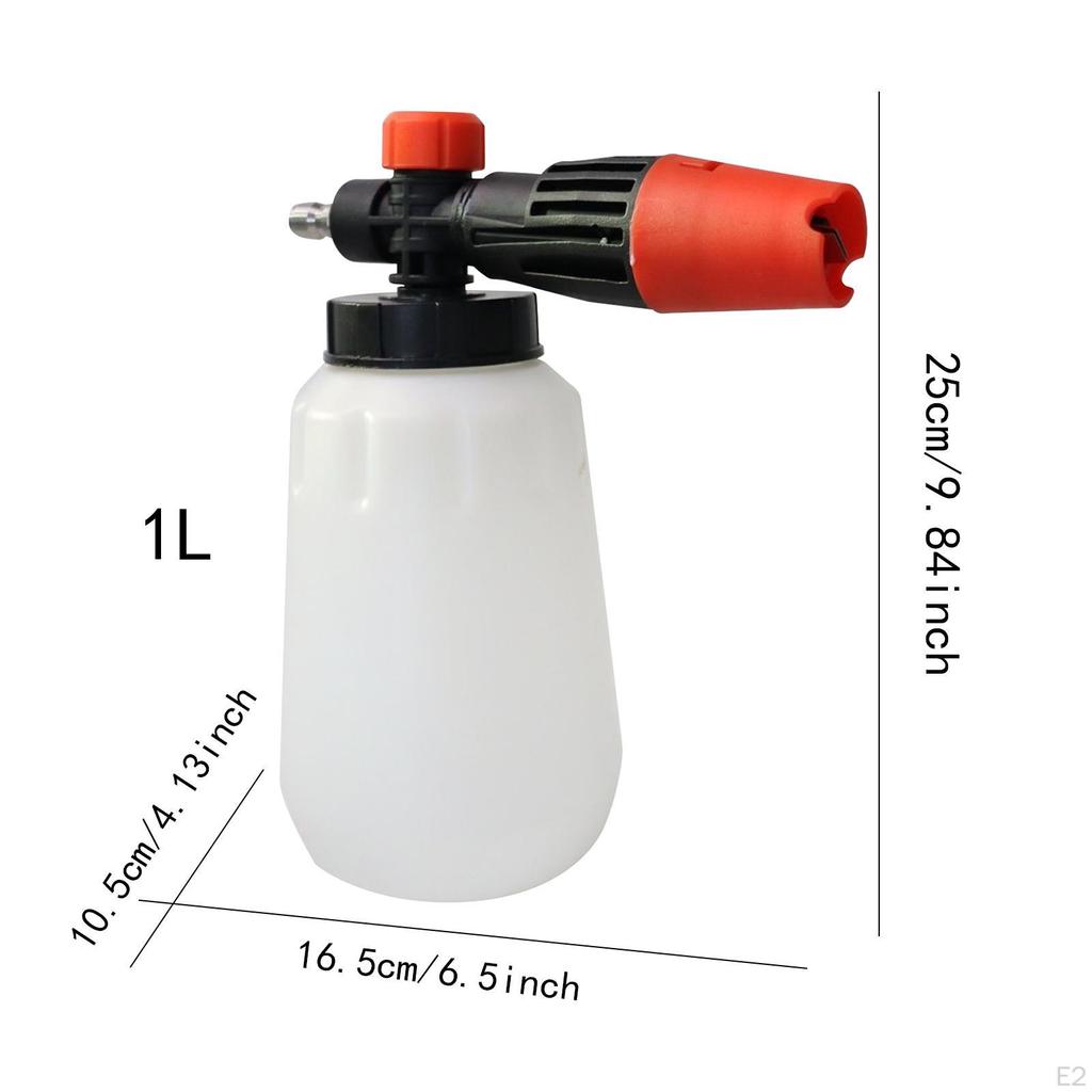 Foam Sprayer 1L Handheld Sturdy Portable Hand Pressure for Automotive Detailing Garden Lawn House