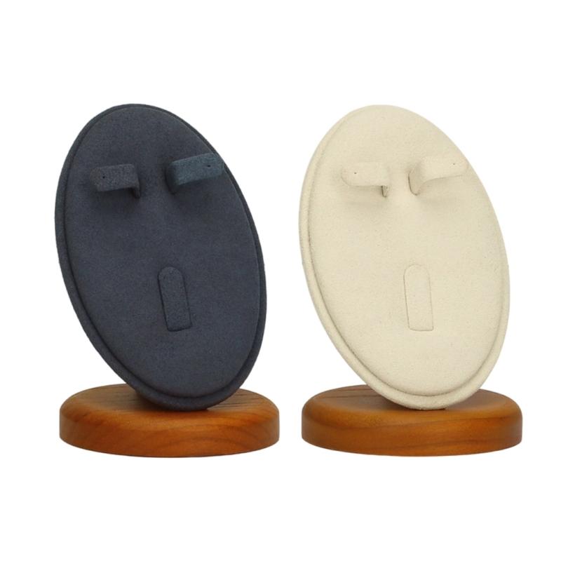 Wood Jewelry Organizer Lightweight Rack for Displaying Bracelets Necklaces and Earrings Accessories Organization Shelf