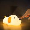 Cute Mini Silicone Kids Night Light Dimmable Duck Clapping Rechargeable Touch 7-Color Eco-Friendly Nursery Bedside Halloween