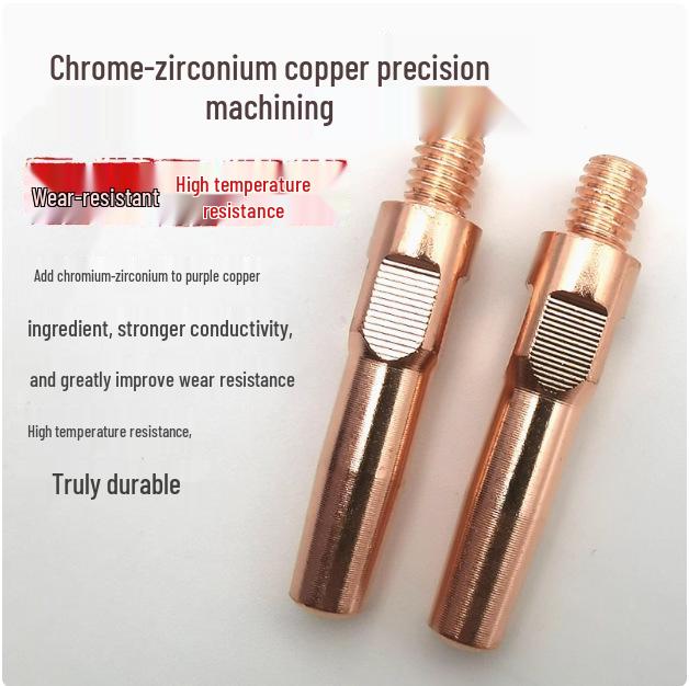 Gas Shielded Welding Copper Contact Tips for CO2 Welding and Cutting.