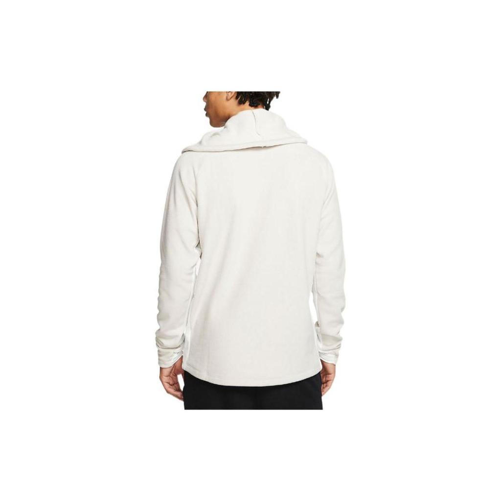 Nike Solid Color Logo Print High Collar Long Sleeve Sweatshirt Men Tops Off-White AT6106-008