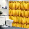 Vivid Patterned Polyester Shower Curtain - Stylish Bathroom Decor, Fun & Trendy Bath Polyester For Home And Hotel Use