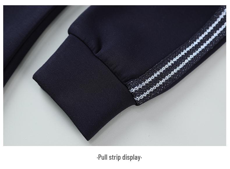 Damen 2026 Elegantes Zwei-Teiler Sportanzug für Frühling & Herbst - Locker Geschnittener Cardigan & Kapuzenpullover mit Revers