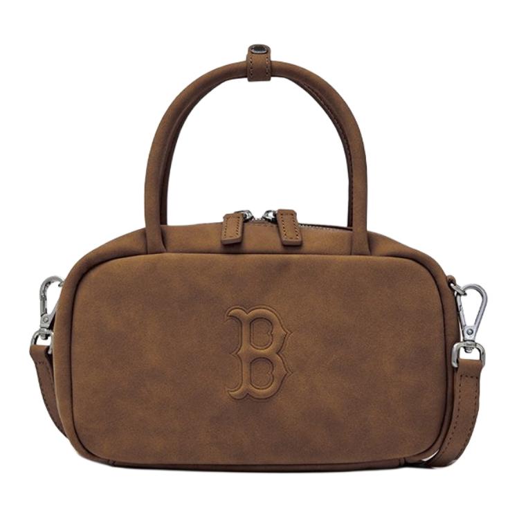 

MLB Boston Red Sox Adjustable Detachable Shoulder Strap Crossbody Handbag Women Handbags Dark-Brown 3ACRSD16N-43BRS Dark Brown