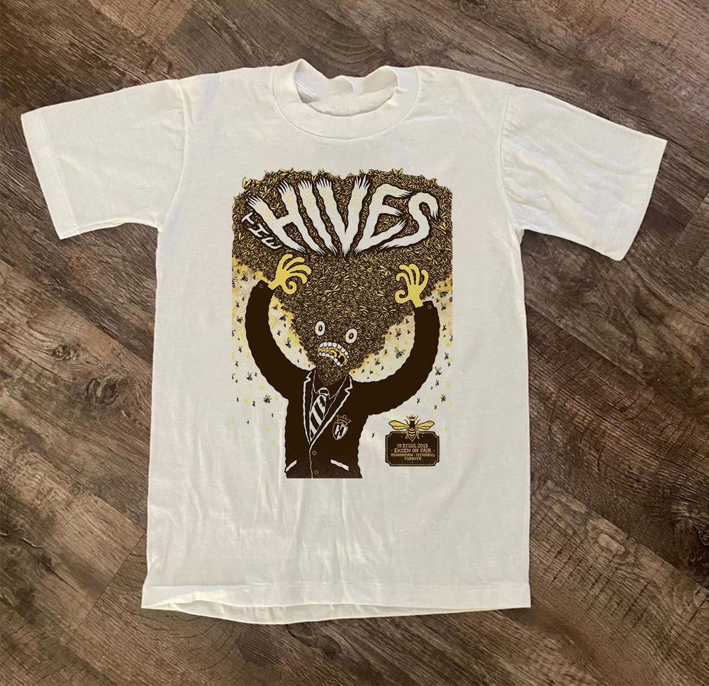 The Hives Band Concert White Short Sleeve Unisex T-Shirt S-5XL UU780 Unisex T-Shirt S