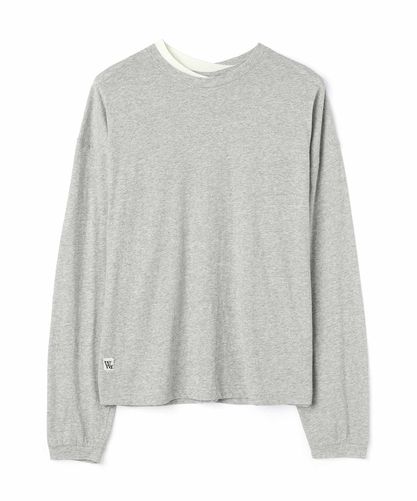 Wmc Double Neck Long Sleeve_Grey