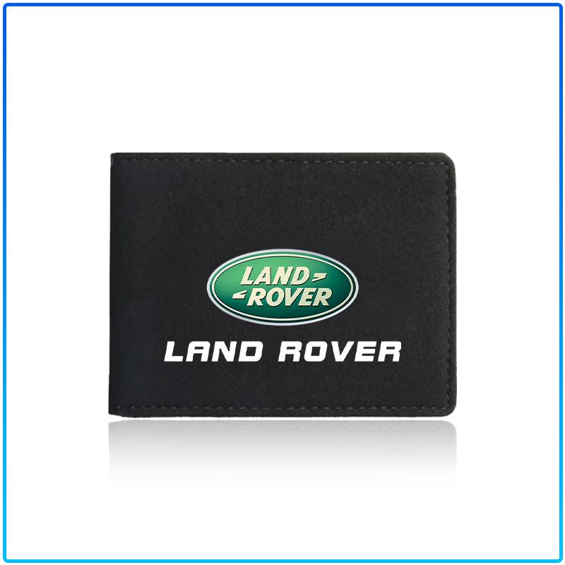 PU Leather Credit Card Case Car Driving Documents Protective Case For Land Rover Freelander 2 L2 L319 L462 LF Range Sport Evoque L322 Discovery 2 3 4
