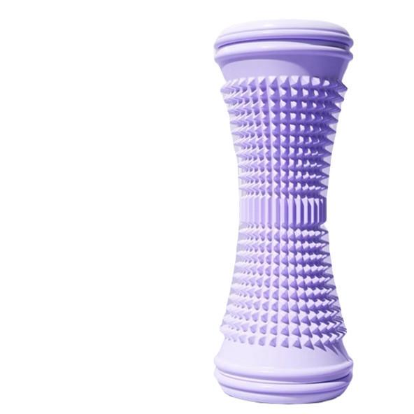 Fascia Wheel Cervical Massage Roller Foot Massage Wheel Wolf Tooth Stick Muscle Relaxation Spinal Correction Professional Yoga Axis фиолетовый