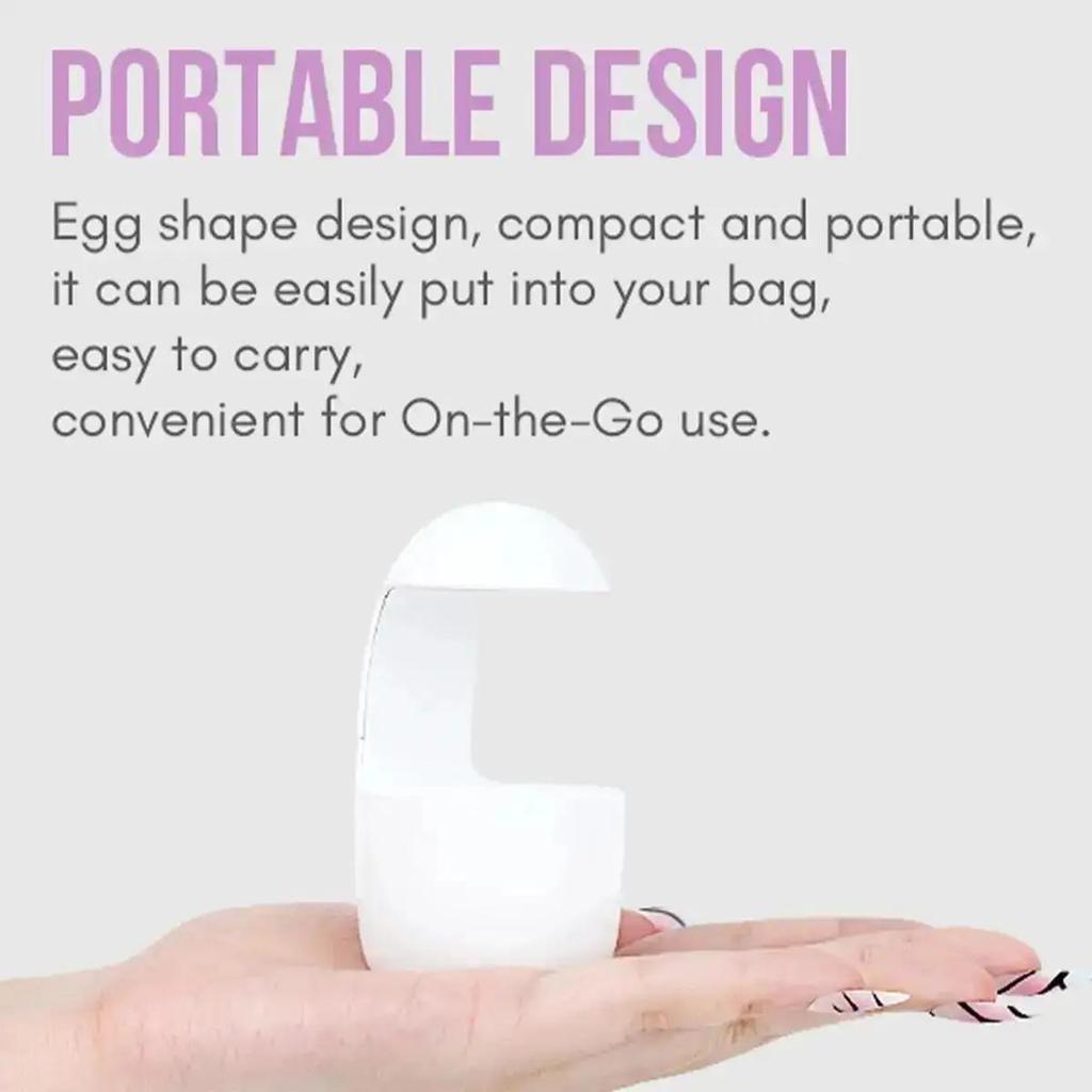 Mini Q-shaped Nail Lamp 8w Uv Led For-one Hand Lamp-with Sensor For-nails Usb Gel Portable Curing Manicure Phototherapy Wireless