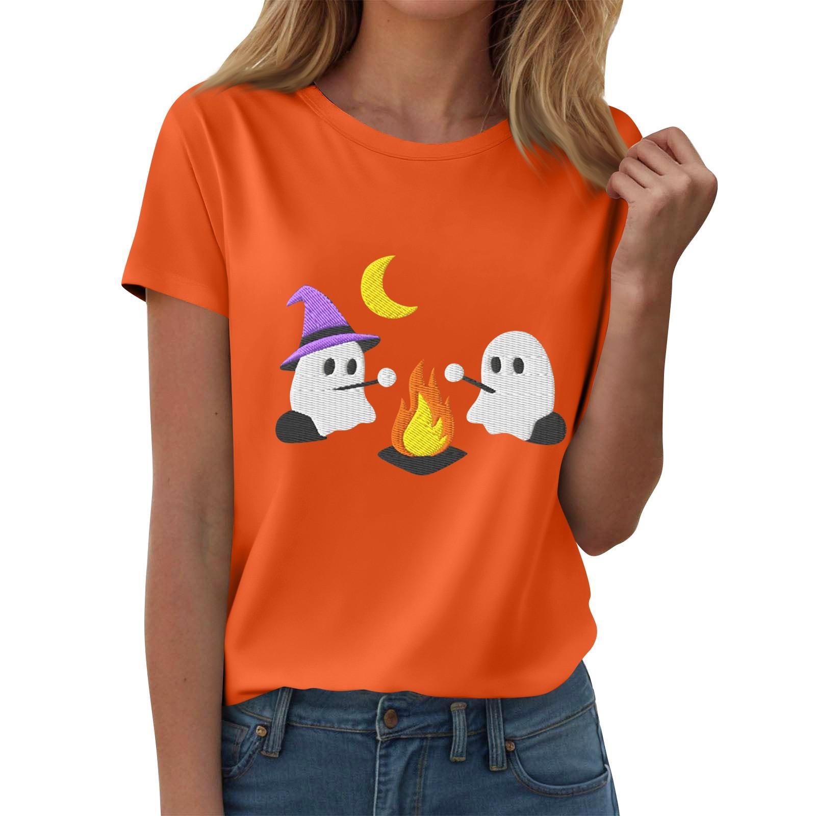 

Женские футболки, Женские топы с коротким рукавом, Летняя мода, Повседневные стильные футболки с круглым вырезом, Туники XXL шафрановый