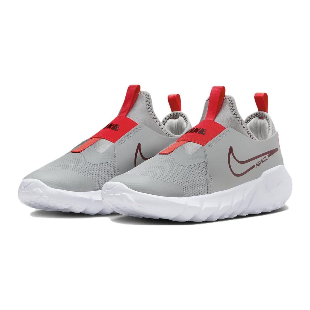 Nike Flex Runner 2 GS Light Smoke Team Red Παιδικά Αθλητικά Παπούτσια Γκρι Light-Smoke-Grey Λευκό DJ6038-009