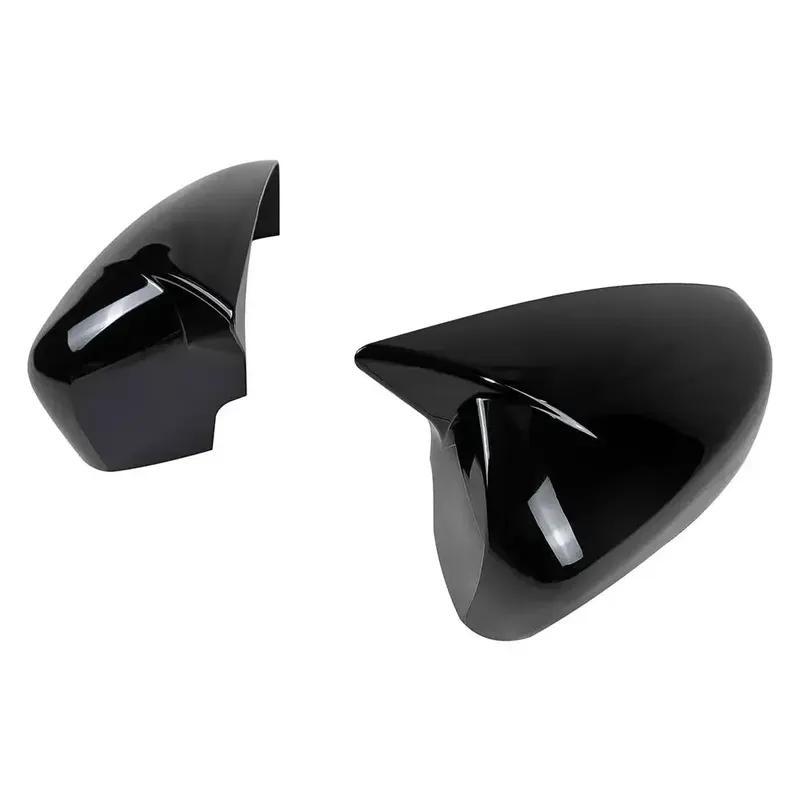 For Subaru Crosstrek  2024 ABS Plastic Car Rearview Side Mirror Cover Wing Cap Exterior Door Trim Adhesive Sticker Parts