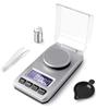 Portable 0.001g/50g Electronic Pocket Scale with Weighing Pan Laboratory 0.001g Accuracy Scale Weighing Accessories
