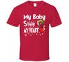 My Baby Stole My Heart Christmas Funny Holiday Gift T Shirt