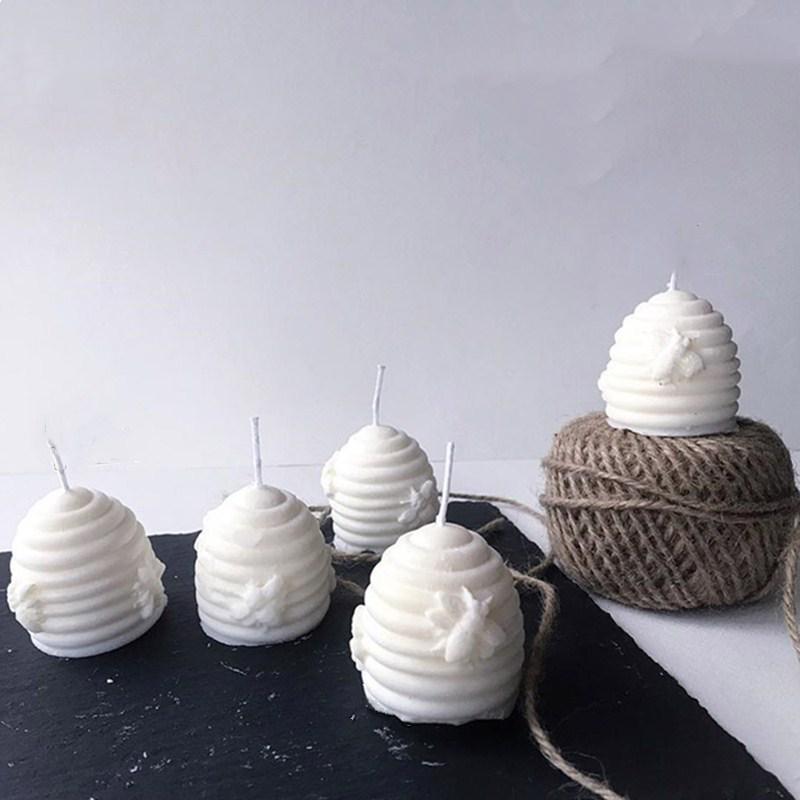 Honeycomb Shape Silicone Mold DIY Cake Decor Bee Treehouse Beeswax Aromatherapy Mold Handmade Candle Plaster Resin Epoxy Mould
