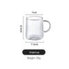 Vertical Stripe High Borosilicate Glass Handle Cups