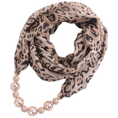 Wunderschöne Perlen, Runder Ringschal, Damenschal-Accessoires, Halskette, Schal im Ethno-Stil