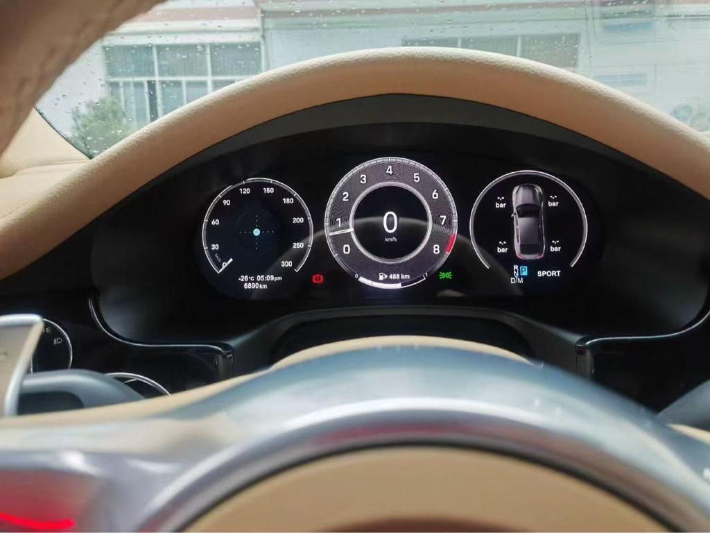 Porsche Panamera Digital Instrument Cluster, Exclusively for Cross-Border Use