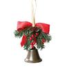Künstliche Kiefer Weihnachtsglocke Anhänger Metall Haus Weihnachtsdekoration Neujahr Zubehör