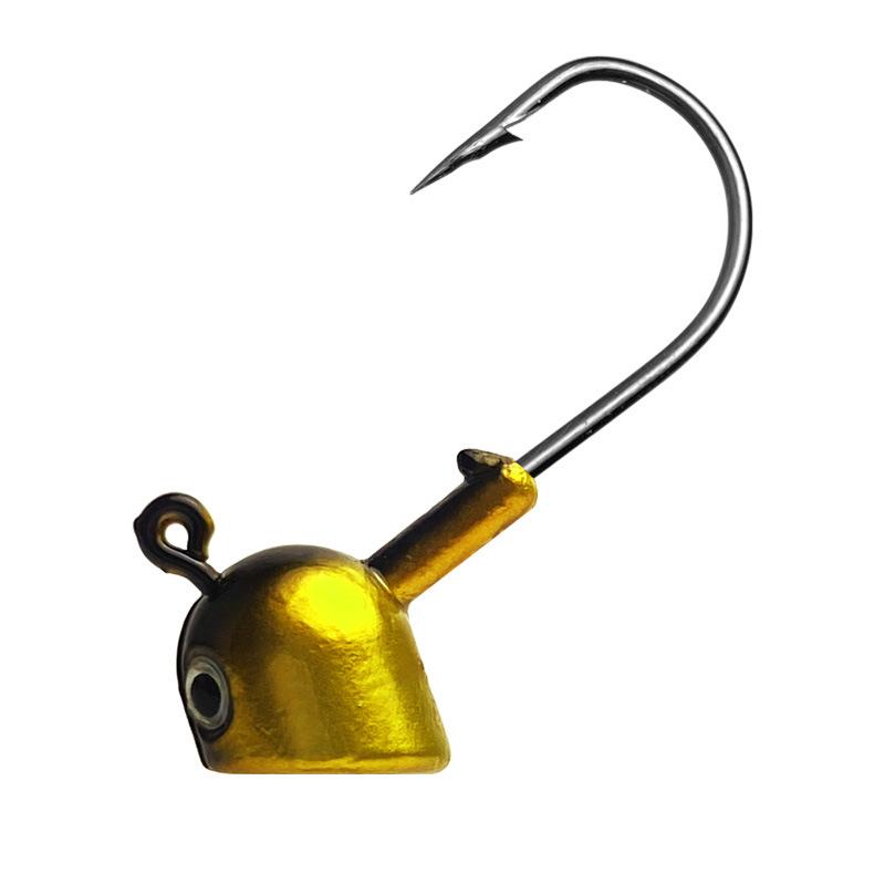 3.5G-17G Anti-Hanging Bottom Lead Head Hook Color Vertical Sky Eye Lead Head Hook Soft Bait Counterweight Fish Hook (as the picture,7g)