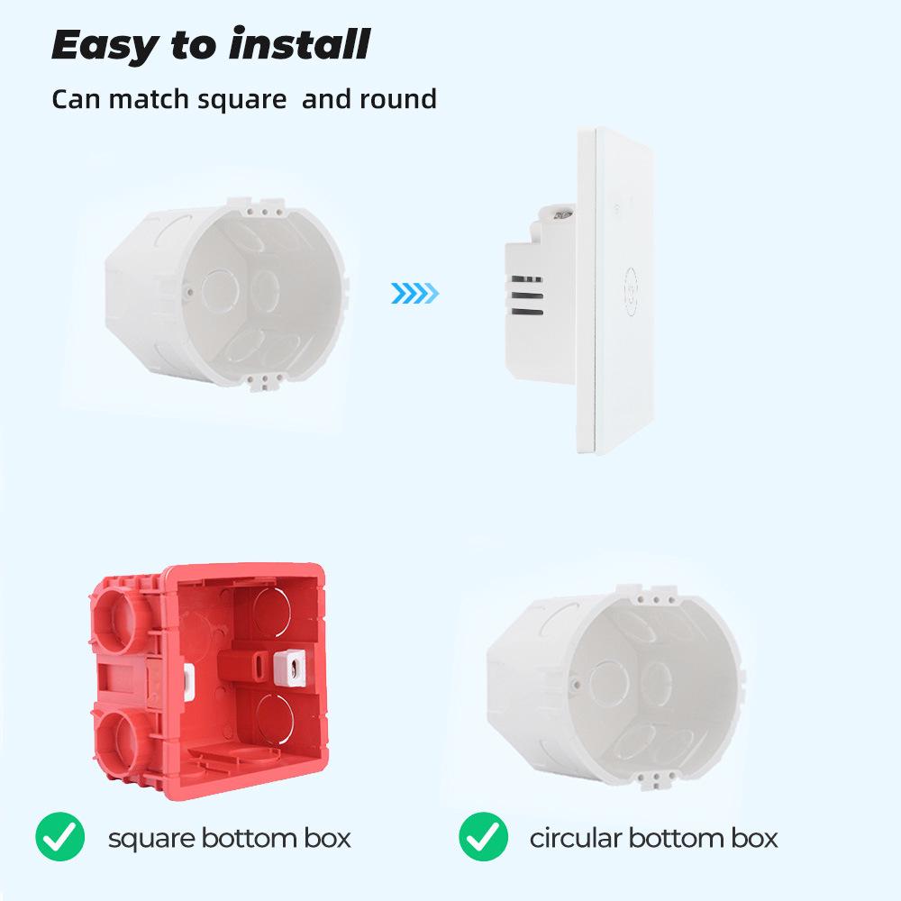 Smart WiFi Wall Timer Light Switch - Alexa/Google Compatible, RF/APP/Touch Control
