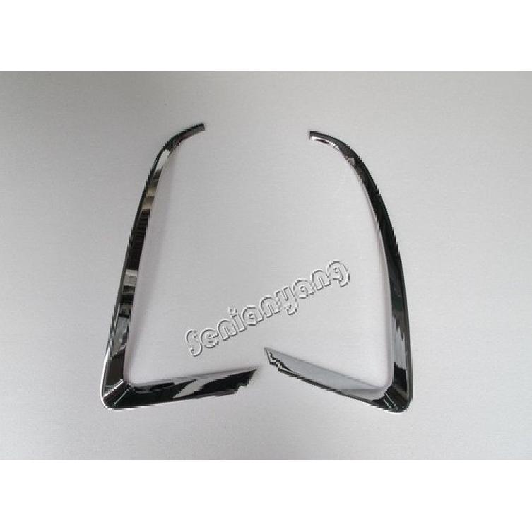 Head Light Lamp Cover Trim Chrome for 2011-2015 JEEP Compass Eyebrow Front