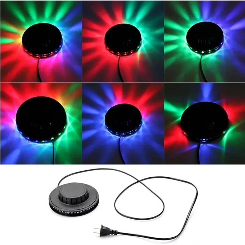 RGB DJ Disco Laser Light EU/US Plug Rechargeable LED KTV Strobe Stage Effect Wedding Xmas Holiday Party Lamp Stage Lights