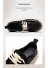 Men's Light Luxury Casual Slip-On Sneakers with Thick Sole and Wide Toe for Autumn